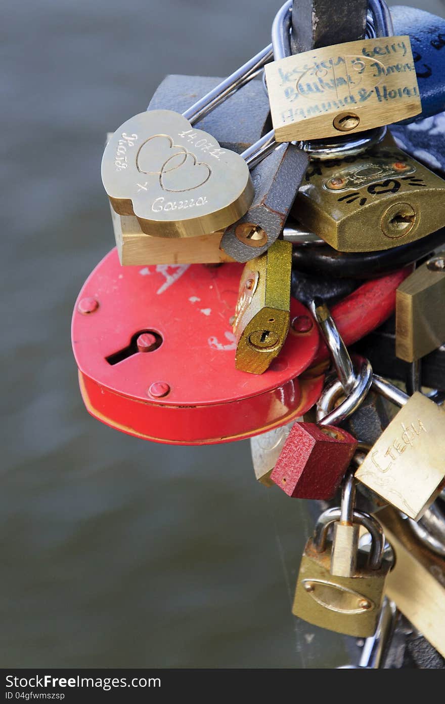 Love padlocks