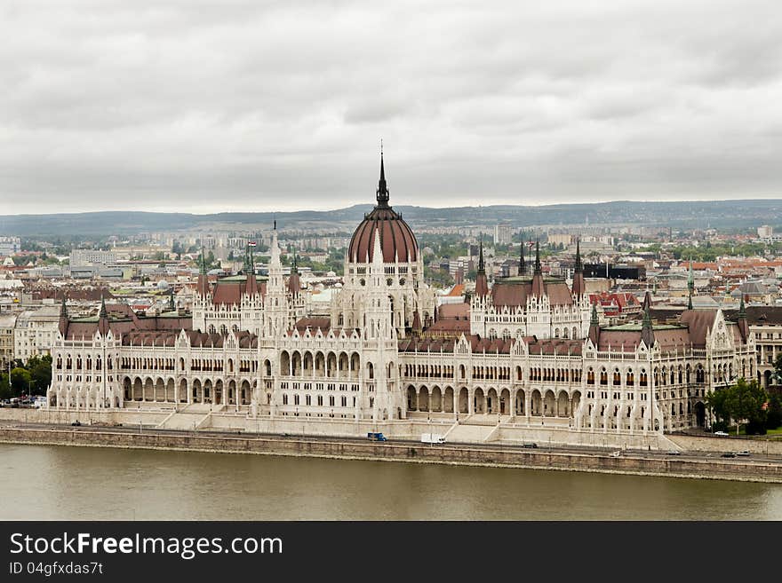 Parliament of Hungary in Budapest