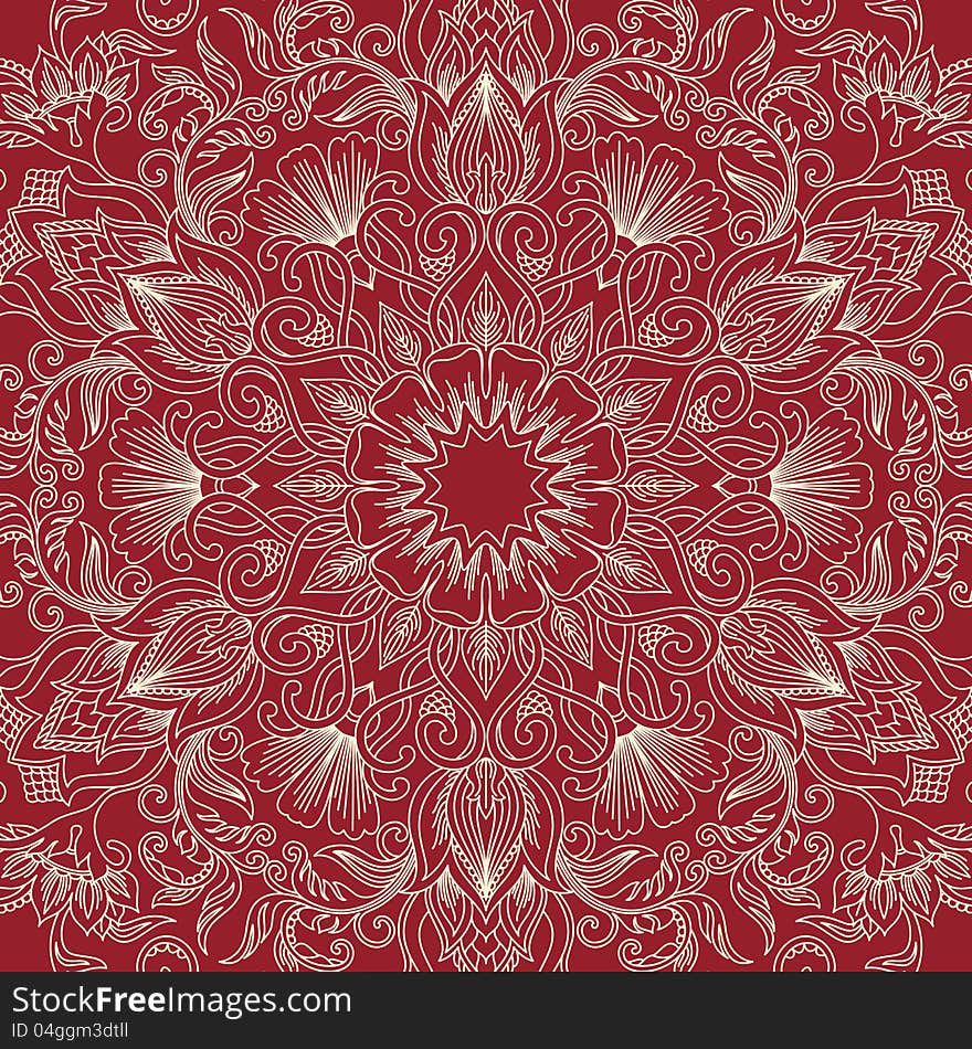 Vector Ornamental Background.