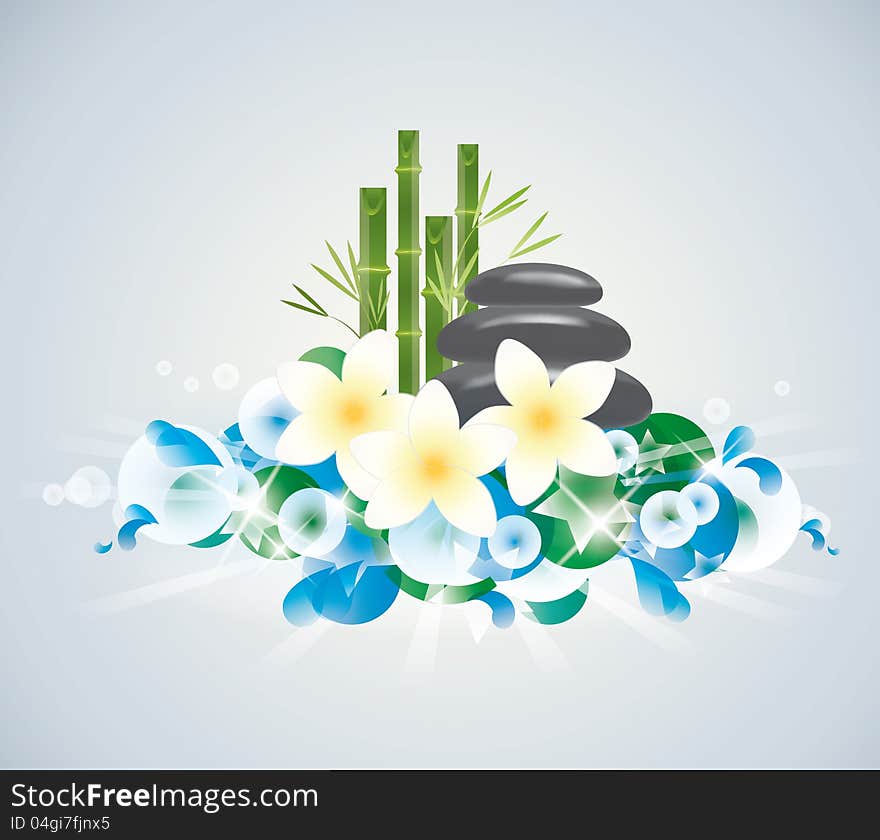 Abstract background of Beauty of the spa. Abstract background of Beauty of the spa