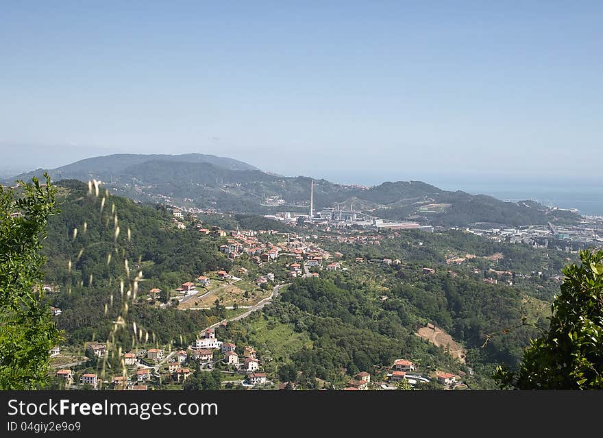 Nice view of la spezia,italy