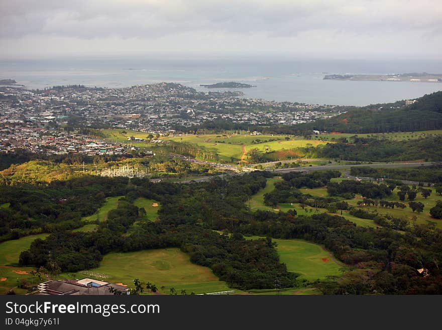 Pali Lookout, Oahu, Hawaii