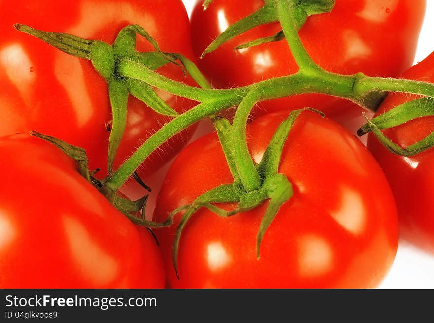 Tomatoes Large, On A Branch