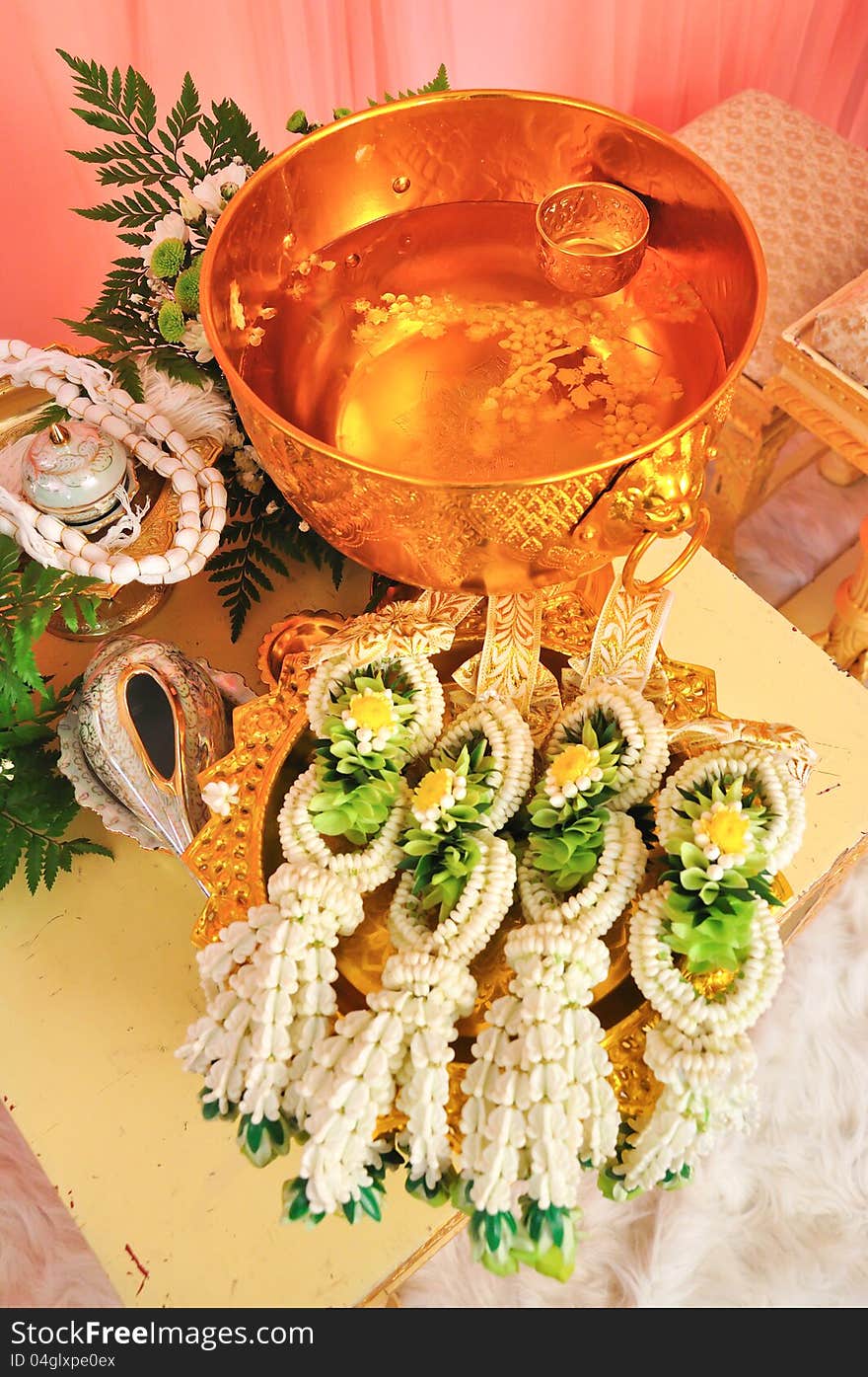 Thai garland for thai wedding ceremony, Culture of Thailand