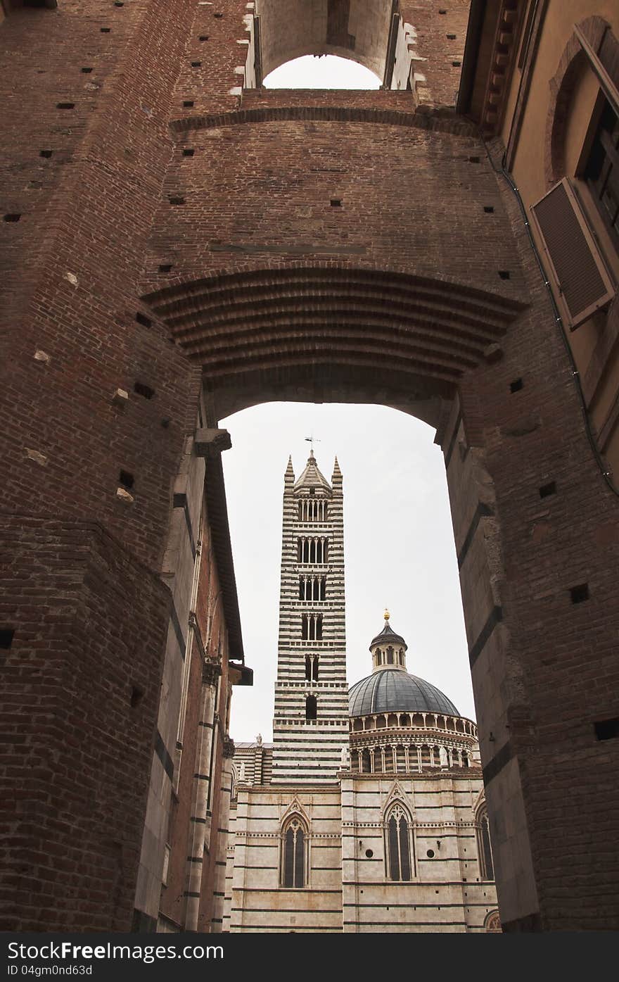 Tower bell of the Duomo Cathedral in Siena, Tuscany, Italy. Tower bell of the Duomo Cathedral in Siena, Tuscany, Italy