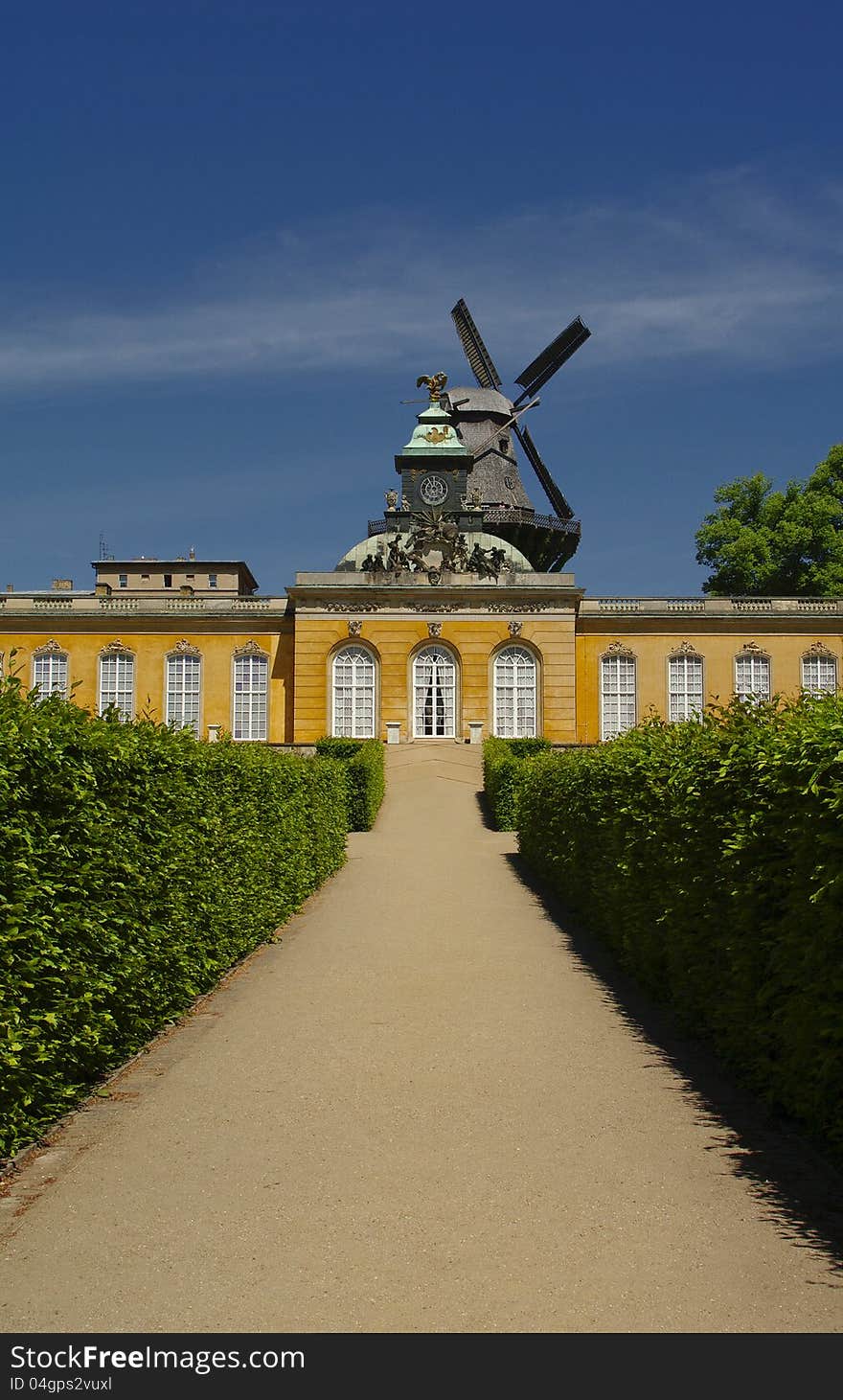 Sanssouci garden in Potsdam, near Berlin