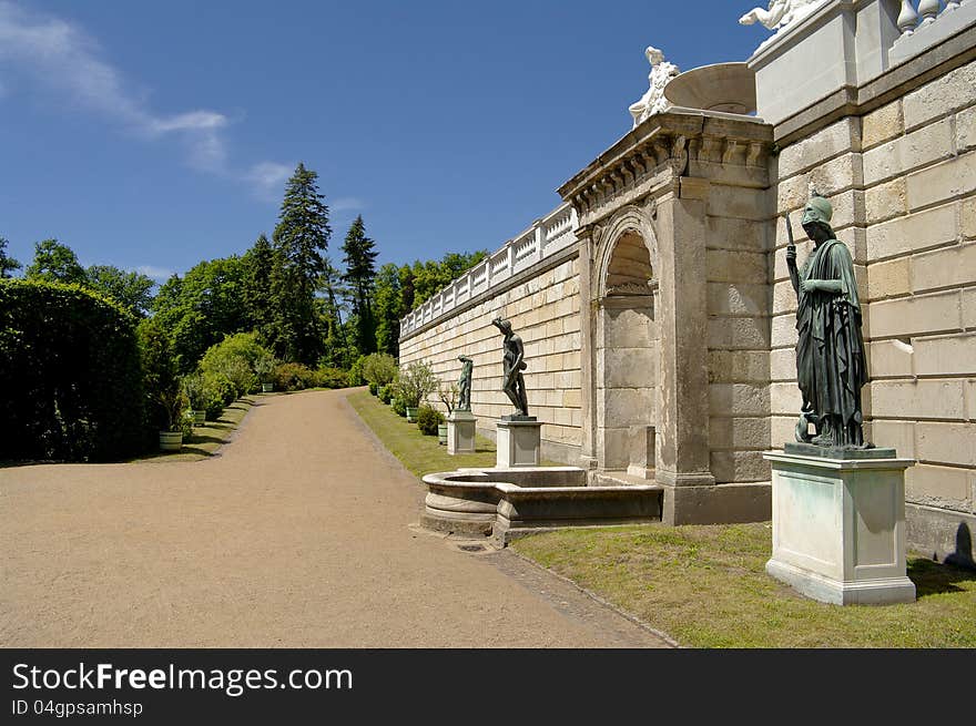 Sanssouci Sculptures In Potsdam, Near Berlin