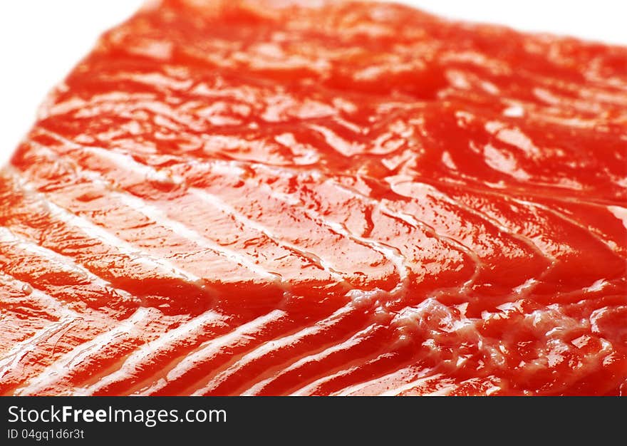 Fresh raw red fish