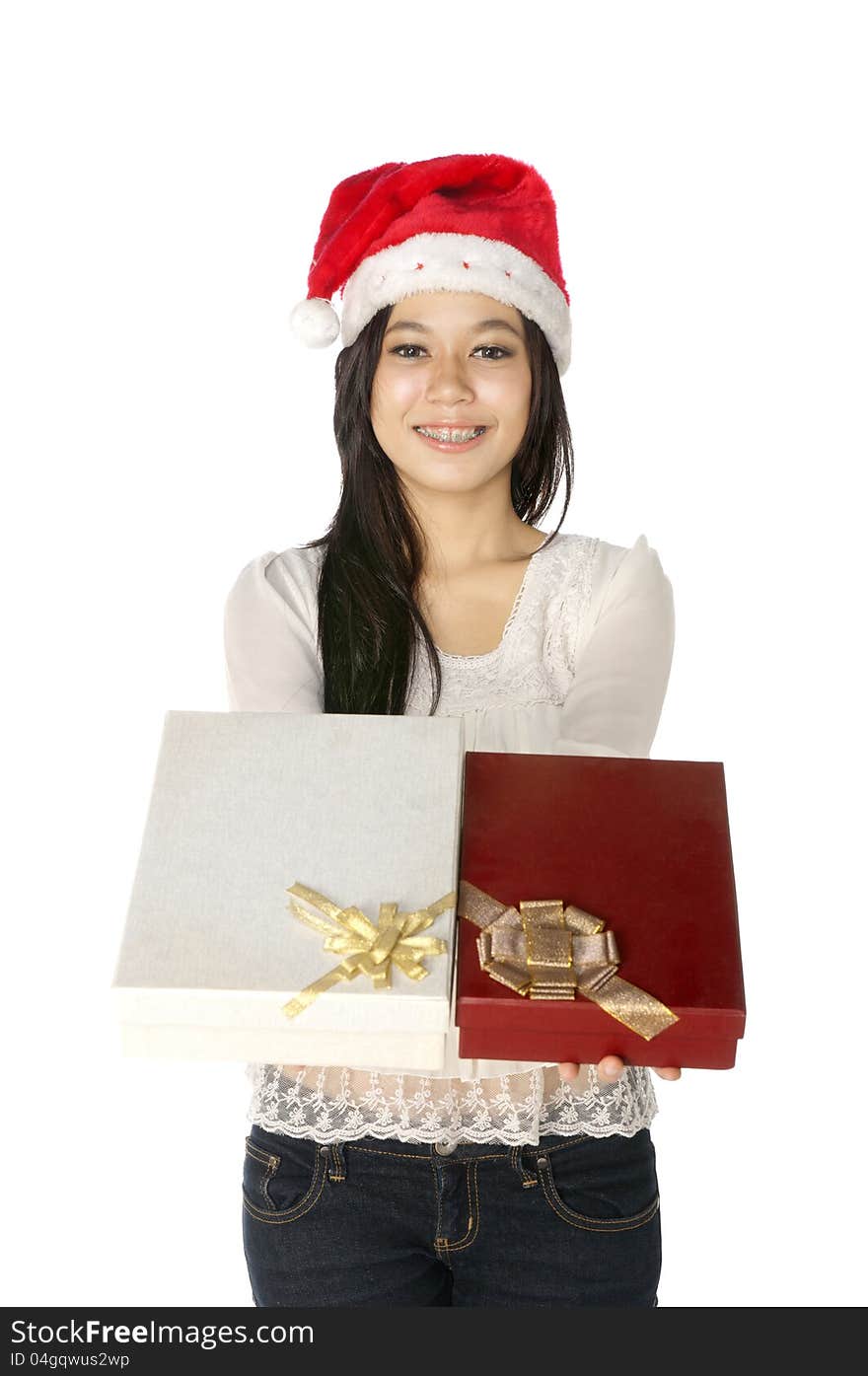 Christmas Woman Gift Present