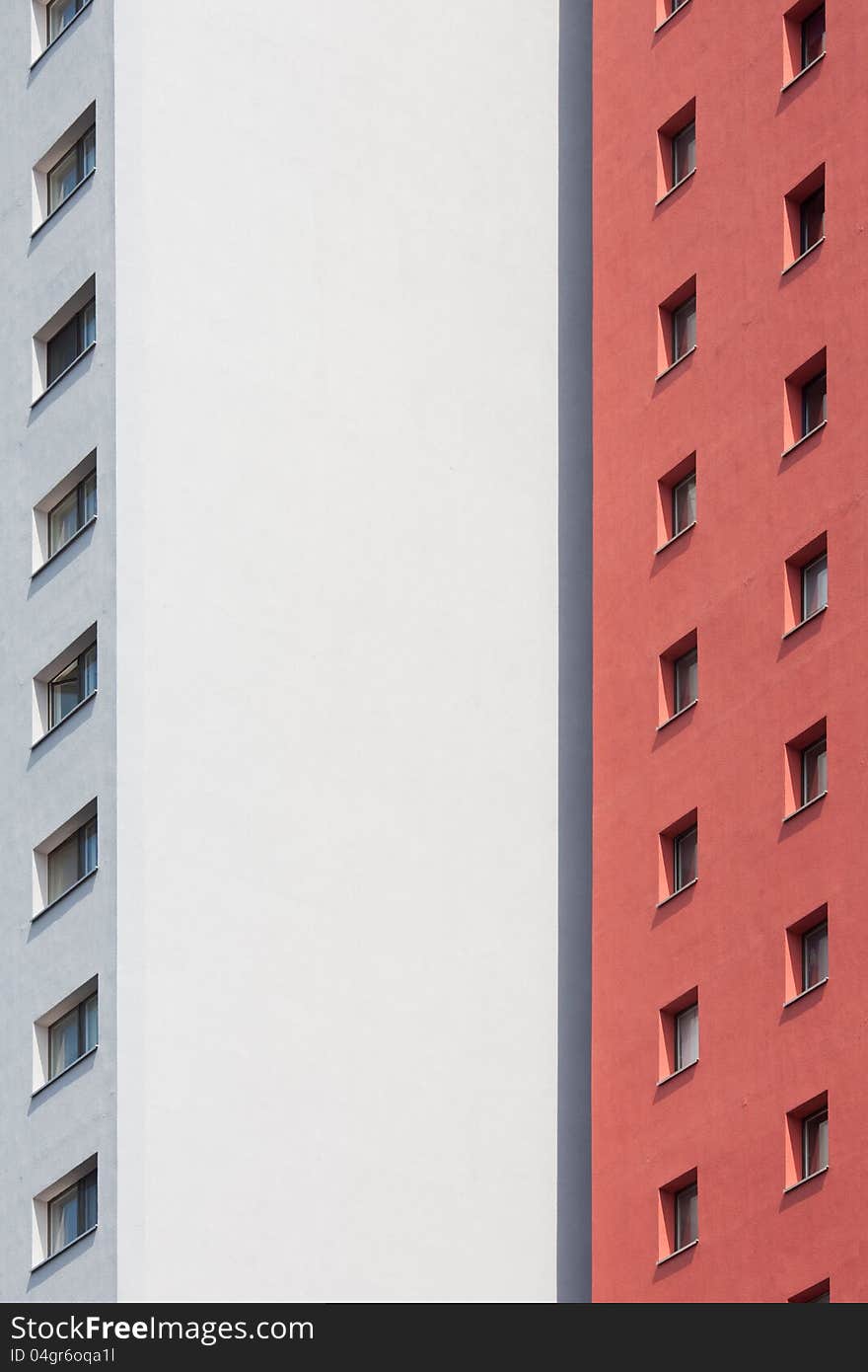 Facade of a tower building