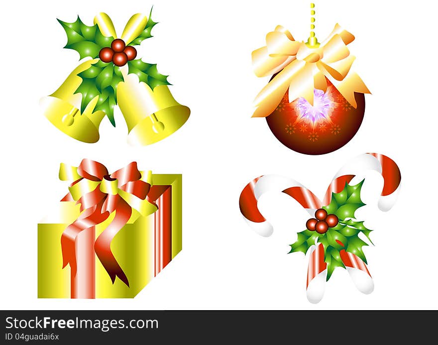 Xmas elements set for your design. Christmas vectors. Xmas elements set for your design. Christmas vectors