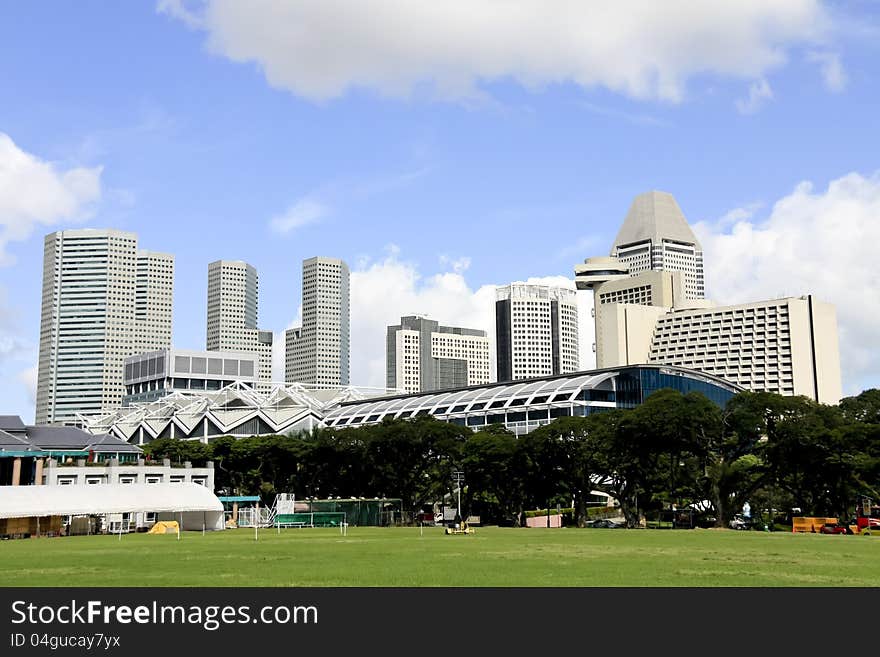 Singapore City Skyline