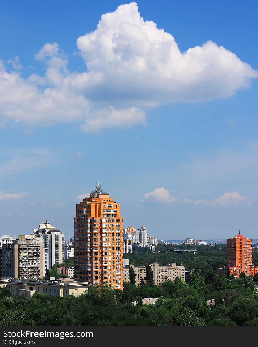 Odessa city at summer, Ukraine