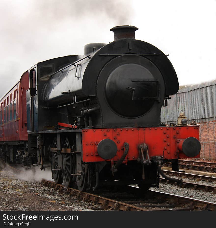 A Vintage Saddleback Coal Fired Steam Engine.