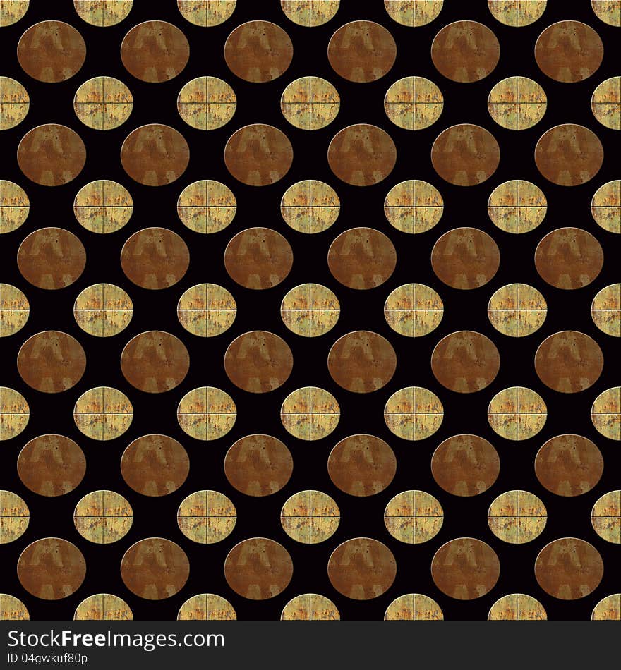 Metal grunge bronze and gold seamless repeating pattern. Metal grunge bronze and gold seamless repeating pattern