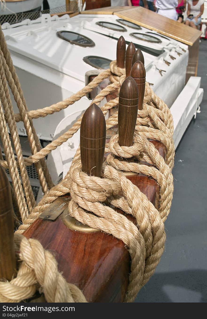 Detail of old italian vessel. Detail of old italian vessel