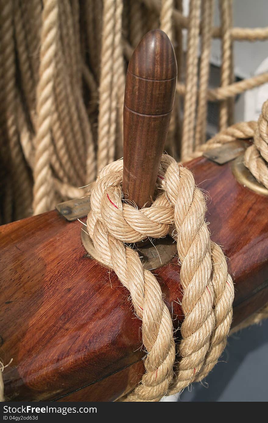 Detail of old italian vessel. Detail of old italian vessel