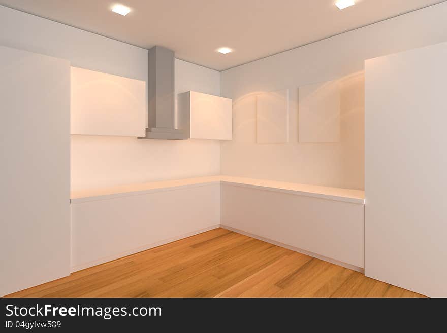 White Kitchen Room