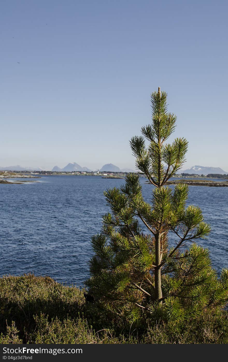 Hopen village on Smøla island. Hopen village on Smøla island