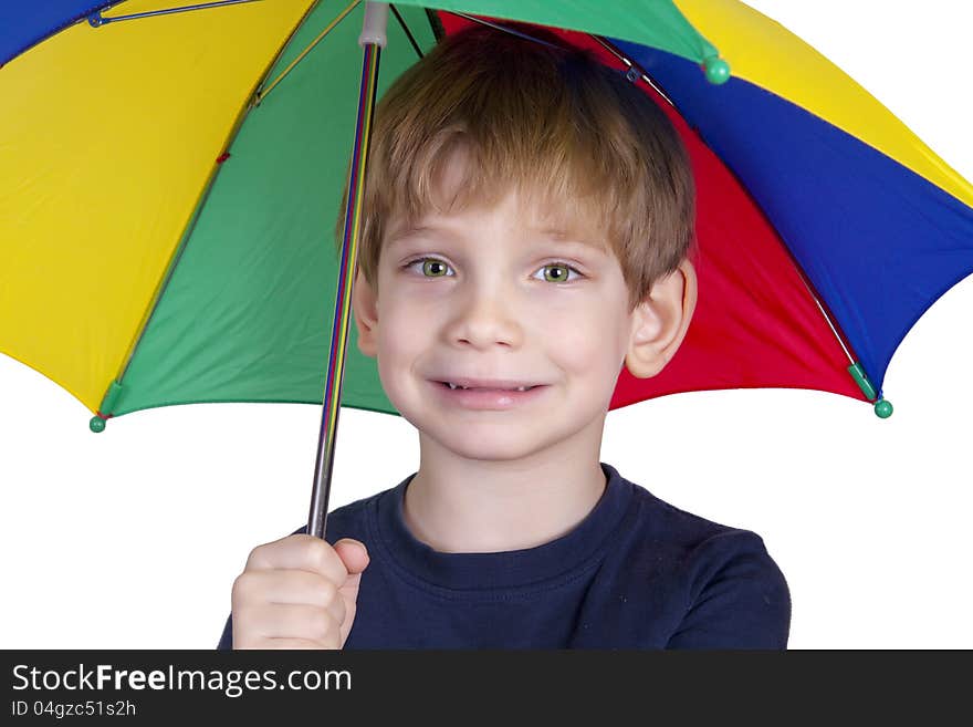 Kid With An Umbrella