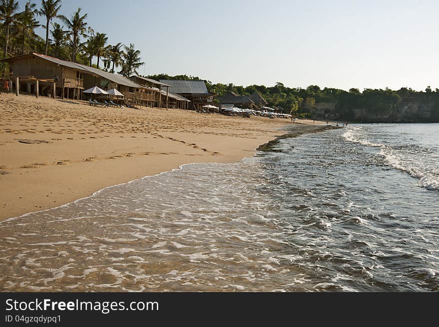 Quiet day at a beach in Balangan, Bali, Indonesia. Quiet day at a beach in Balangan, Bali, Indonesia.