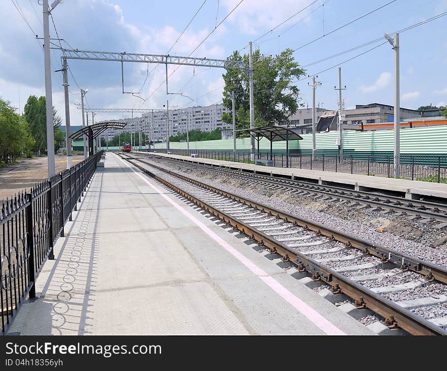 One of stations for City and local trains on the S