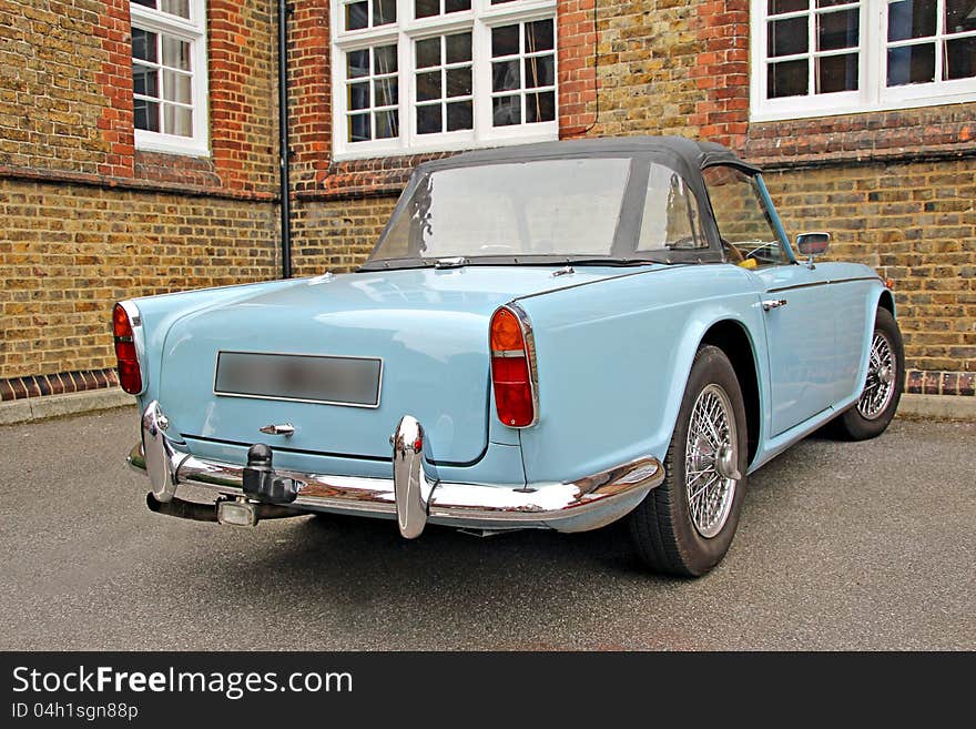 Classic triumph TR4 car