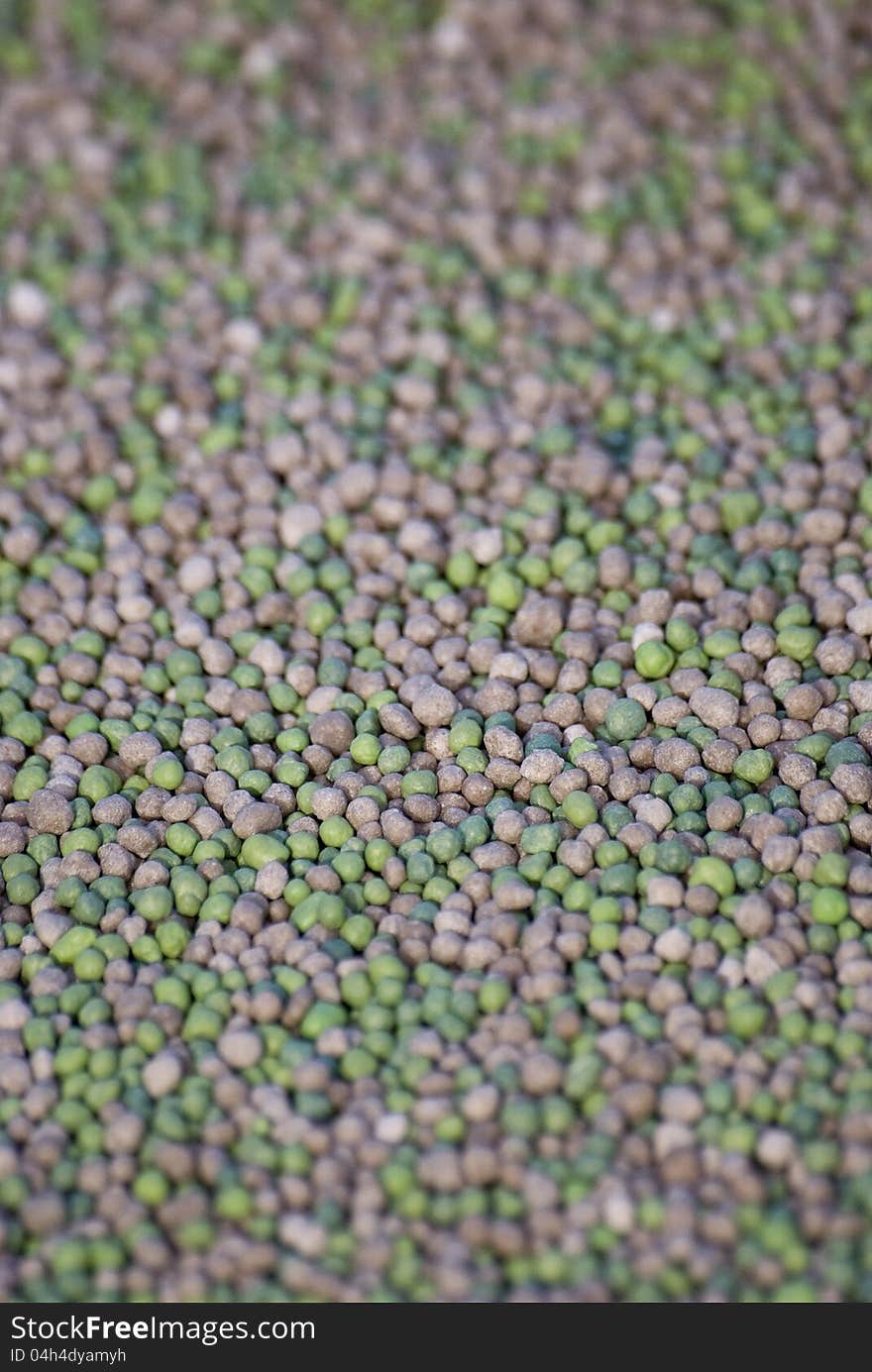 Texture of green and brown pebbles. Texture of green and brown pebbles.