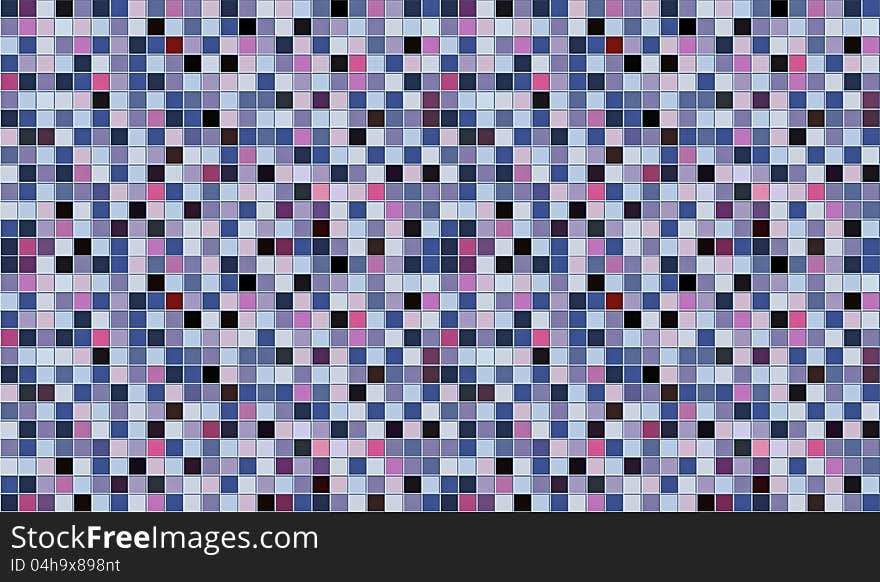 Small tile pattern of different colors