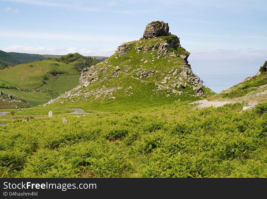 Valley Of Rocks Near Lynton & Lynmouth Devon