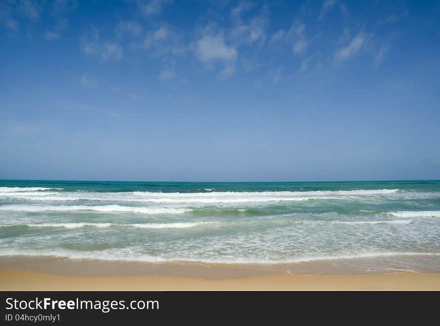 Karon beach in phuket, thailand