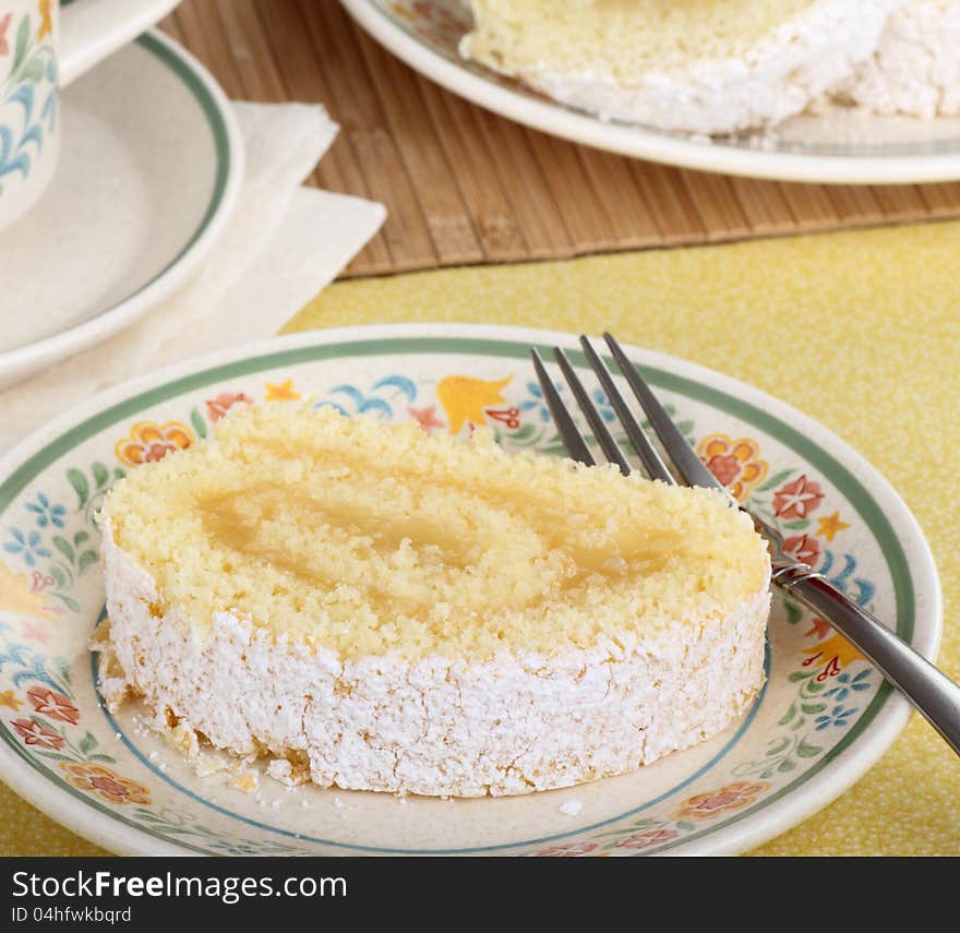 Lemon Cake Roll