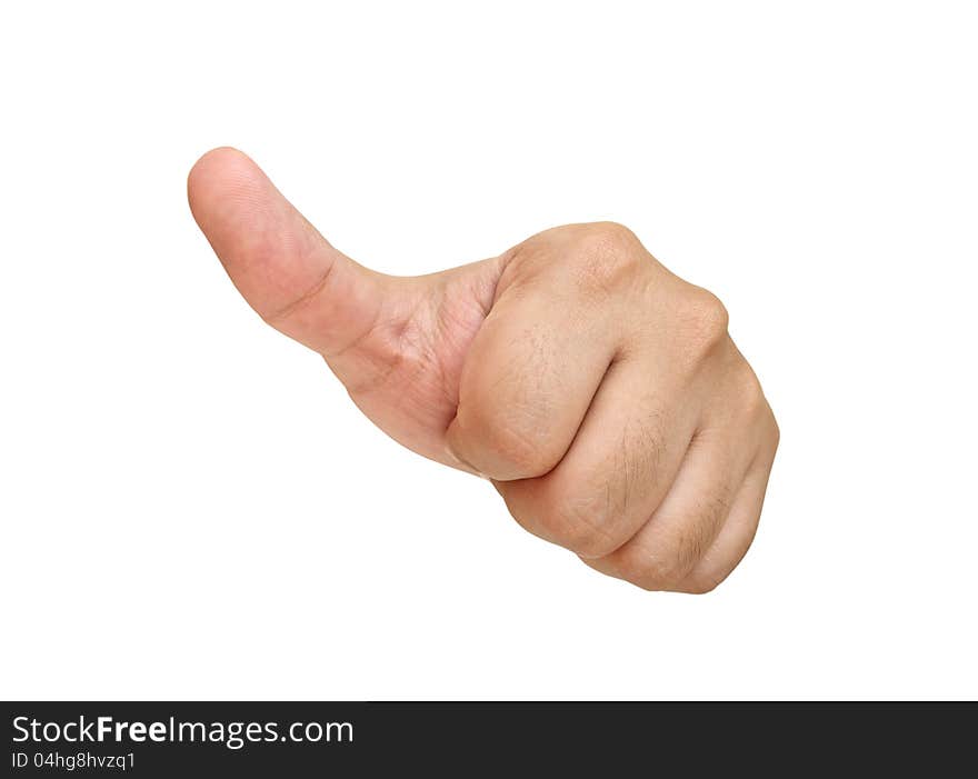 Show thumb symbol with white background