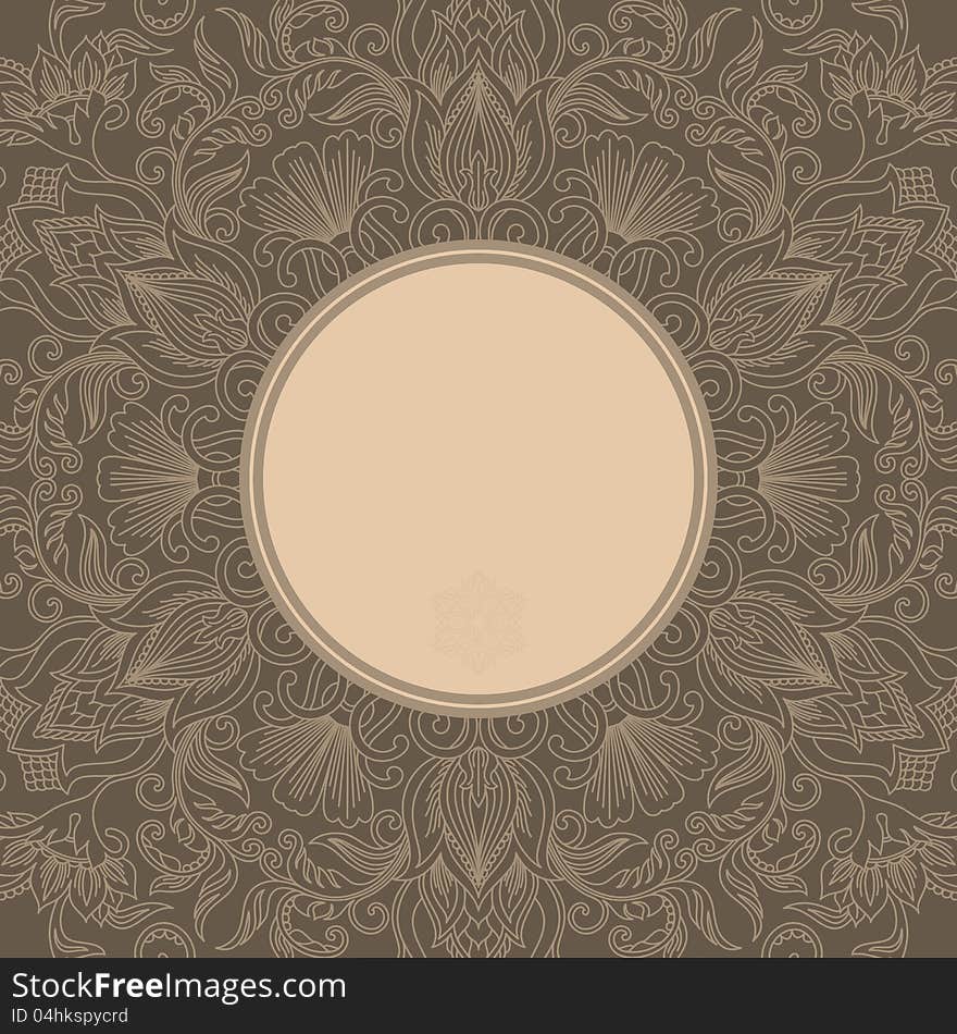 Vector Ornamental Background.