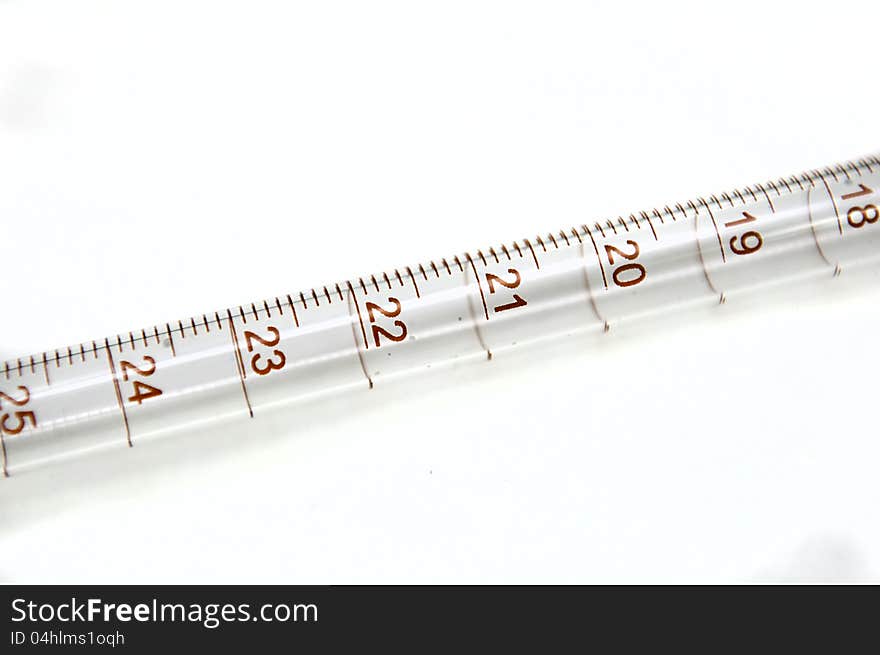 It's a syringe metric scale