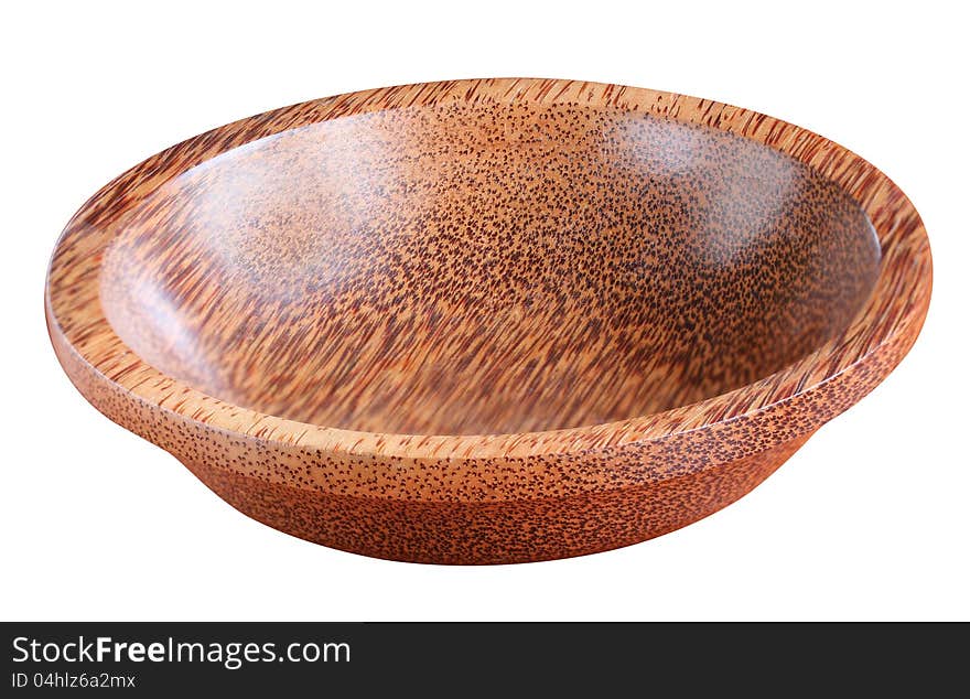 Beautiful decorative bowl made of coconut wood