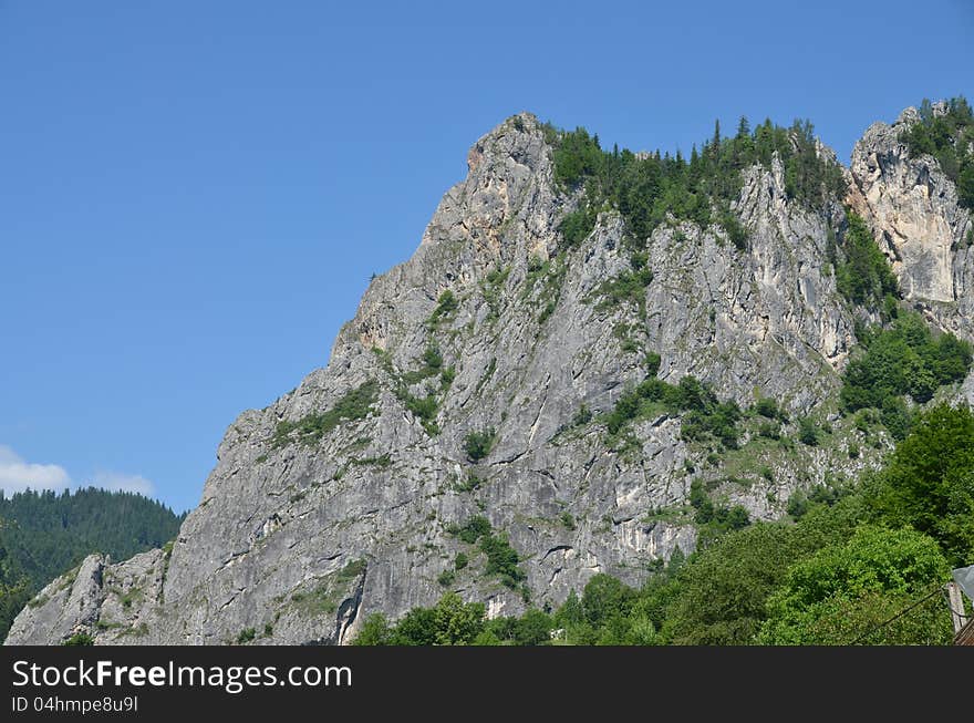 Bicaz mountains of Carpathians chain in center of Romania. Bicaz mountains of Carpathians chain in center of Romania