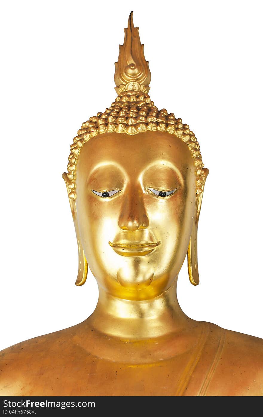 Golden Buddha Head