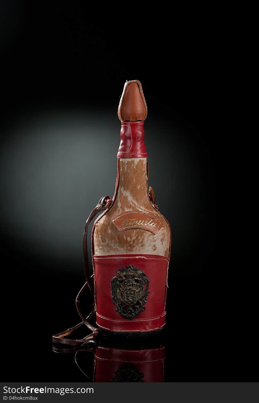 Vintage Tequlia bottle