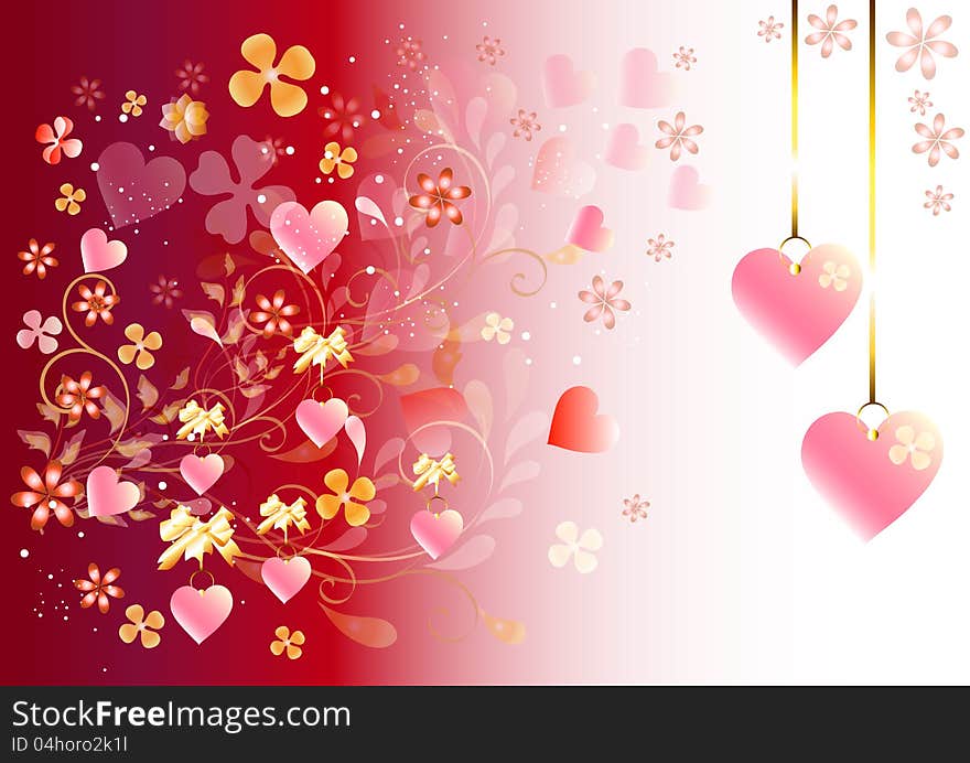 Pretty valentine card for your design. Events. Pretty valentine card for your design. Events