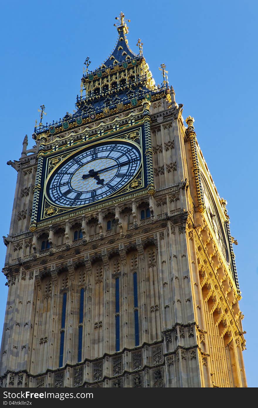 The famous Big Ben in London, England