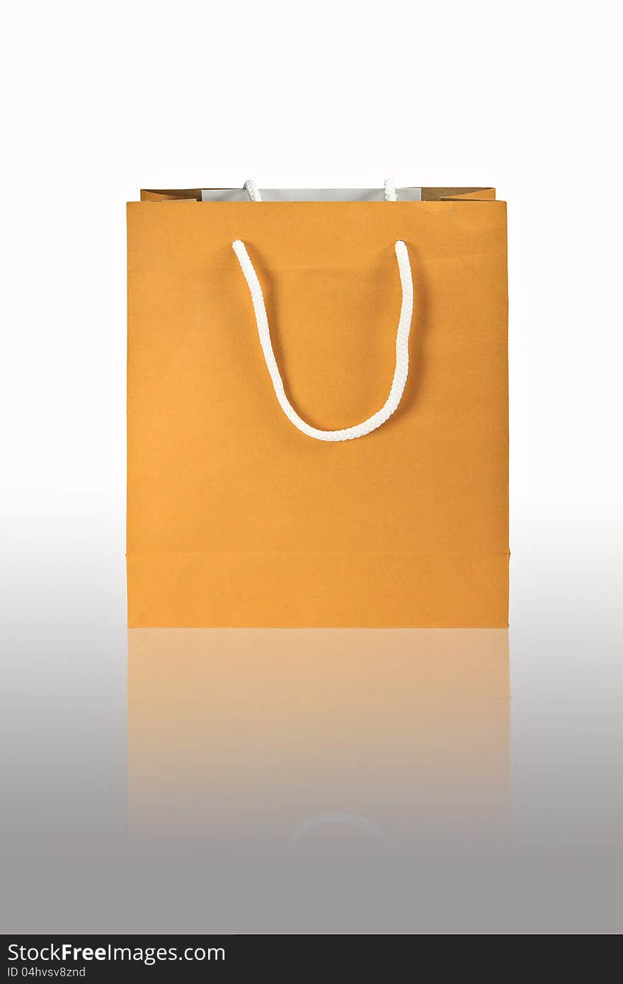 Brown paper bag for shoping