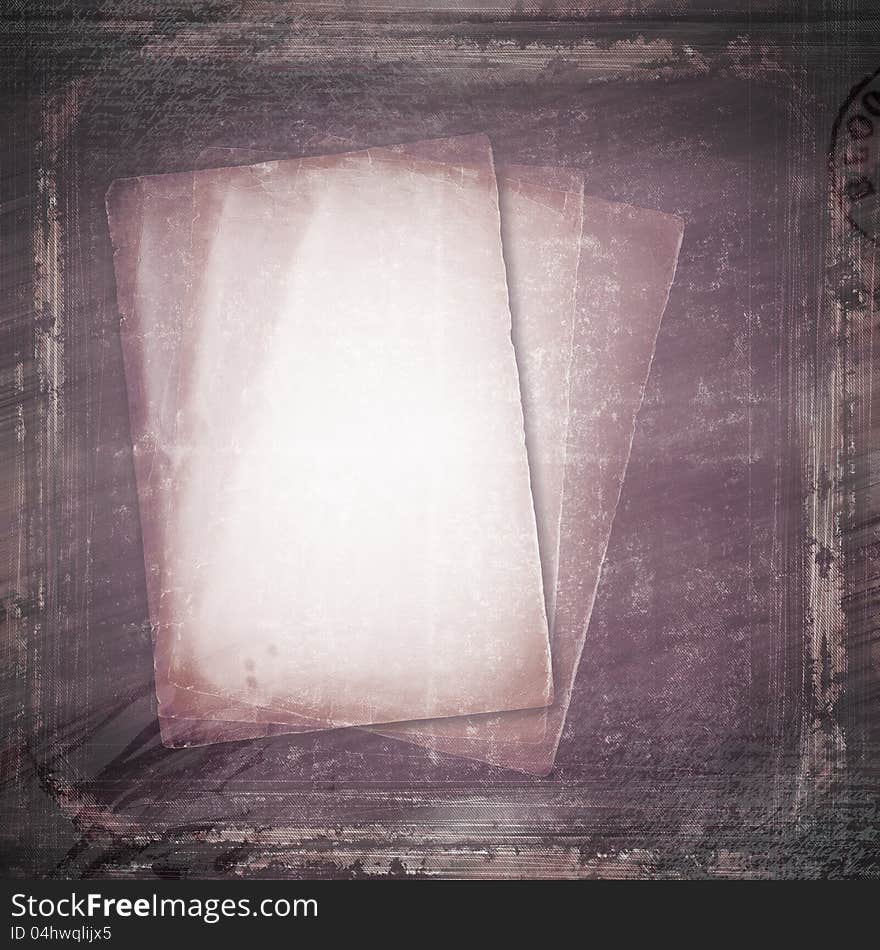 Grunge retro vintage paper texture background