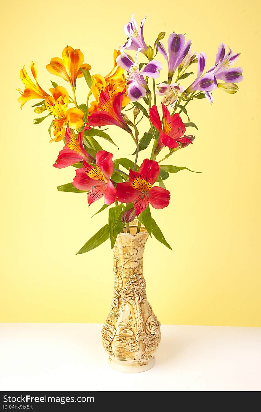 Bouquet in a vase