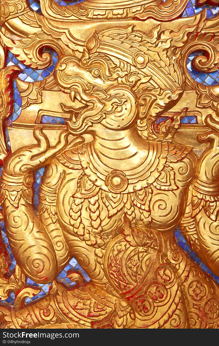 Pattern Of Original Thai Style Art