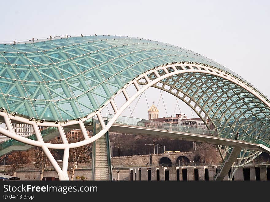 Peace Bridge,  Tbilisi, Georgia