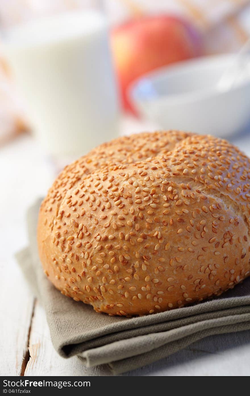 Loaf with sesame