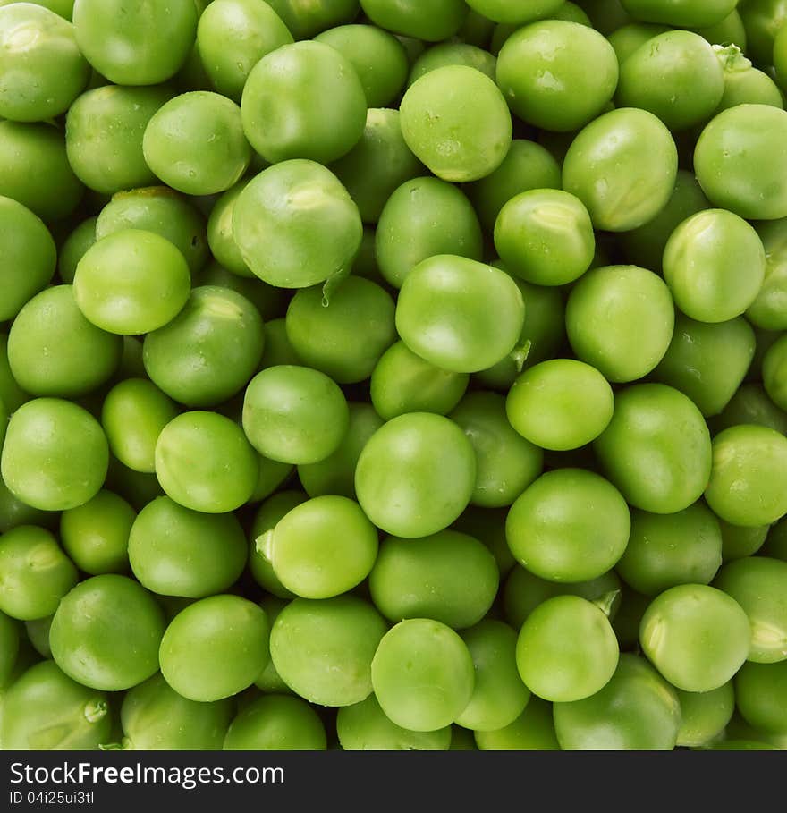 Green peas as a bakground