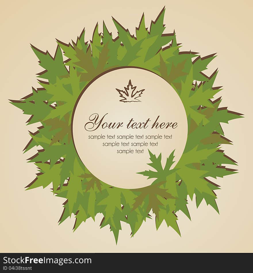 Autumn leaves banner