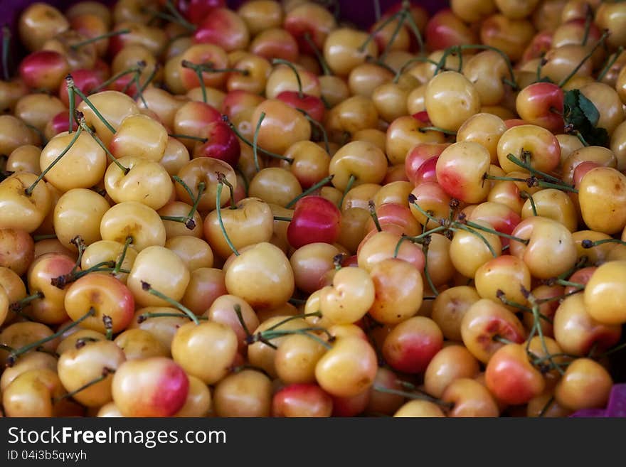 Cherries at the farmer's market